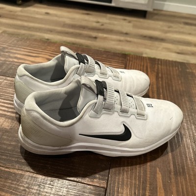 Nike Mens Tiger Woods 71 FastFit CD6300-100 White Low Top Golf Shoes Size 11.5