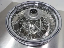 98-16 Yamaha V-Star Classic XVS 650 front 16" wheel rim w brake rotor STRAIGHT