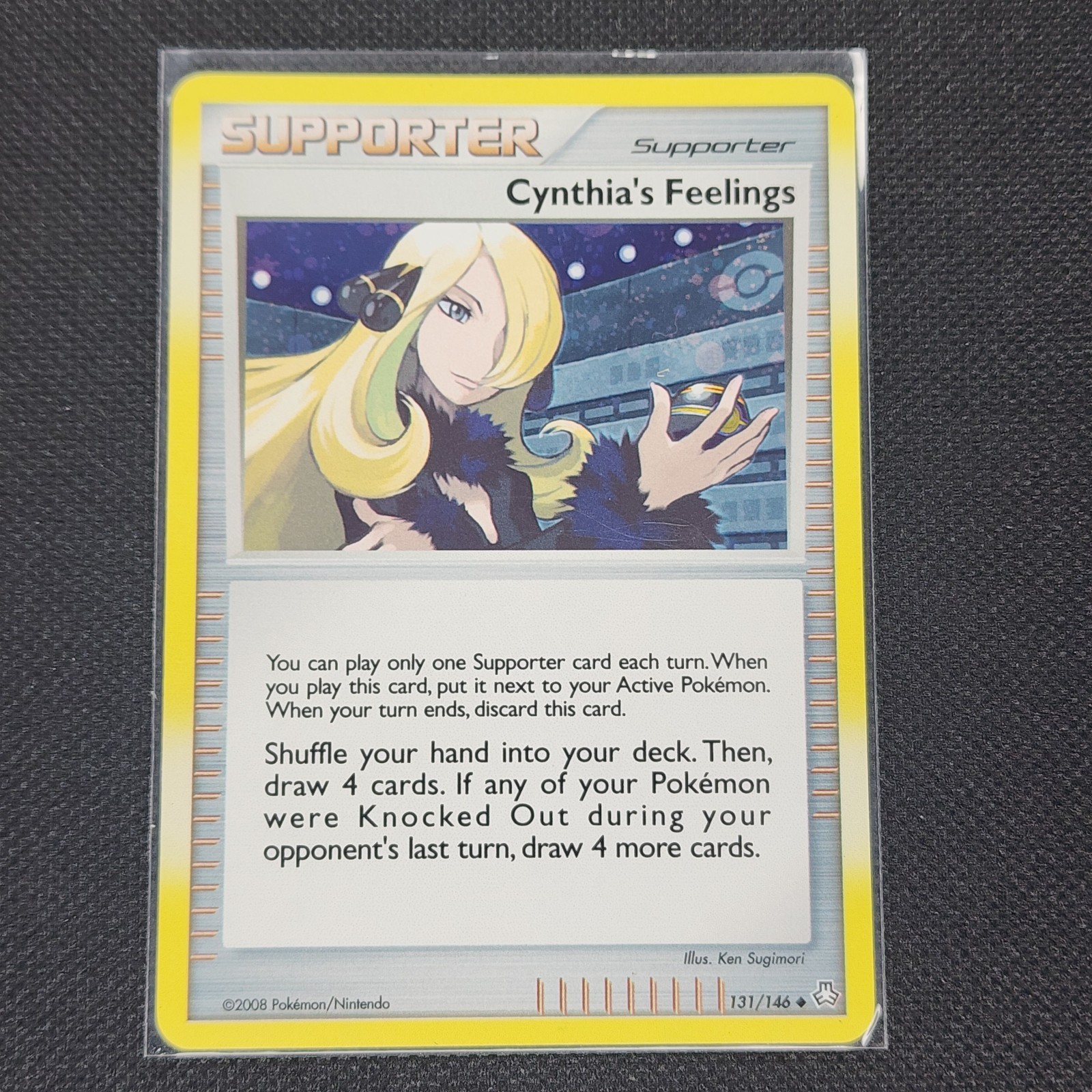 Cynthia's Feelings - 131/146 - Cosmos Holo - Legends Awakened - Pokemon - LP