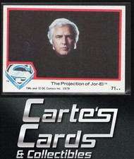 The Projection of Jor-El 1978 Topps Superman: The Movie #71 Marlon Brando