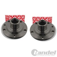2X febi bilstein Radnabe Vorne Beidseitig Hinten Passend FÜR Alfa Romeo 147 156