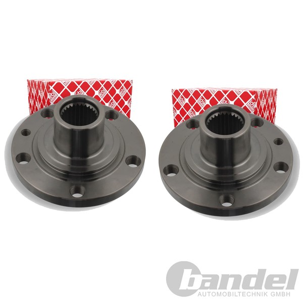 2X febi bilstein Radnabe Vorne Beidseitig Hinten Passend FÜR Alfa Romeo 147 156-image