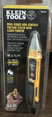 Klein Tools NCVT5A Dual-Range Non-Contact Voltage Tester With Laser Pointer NEW