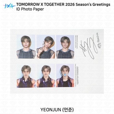 TXT 2026 SEASON'S GREETINGS Photocard ID Photo Paper Instant Photo