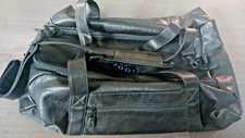 VINTAGE LEATHER 2000 IRISH AMERICA'S CUP DUFFLE BAG  SHOULDER STRAP 24" NICE  