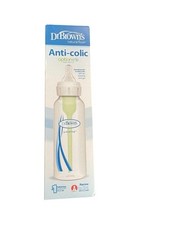 Dr. Brown's Natural Flow Baby Bottle anti-colic narrow 8 oz level 1 nipple BoxAF