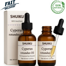 Cyperus Rotundus Oil for Hair Removal 2 PACKS   100 Pure Natural Cyprus Oil