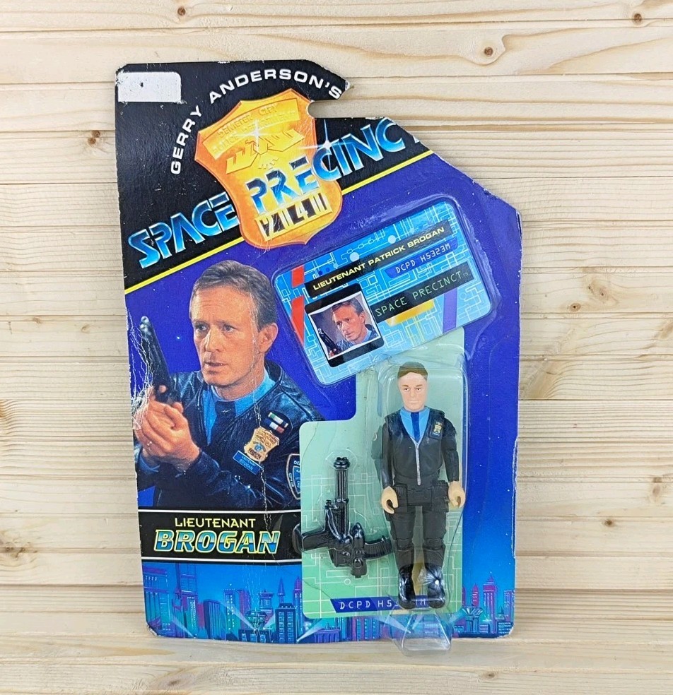 Vintage Gerry Anderson Space Precinct Lieutenant Brogan Figure Rare 1994 Sealed