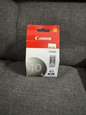 Genuine Canon Black 40 Pixma Fine Ink Cartridge PG-40 Brand New/Sealed