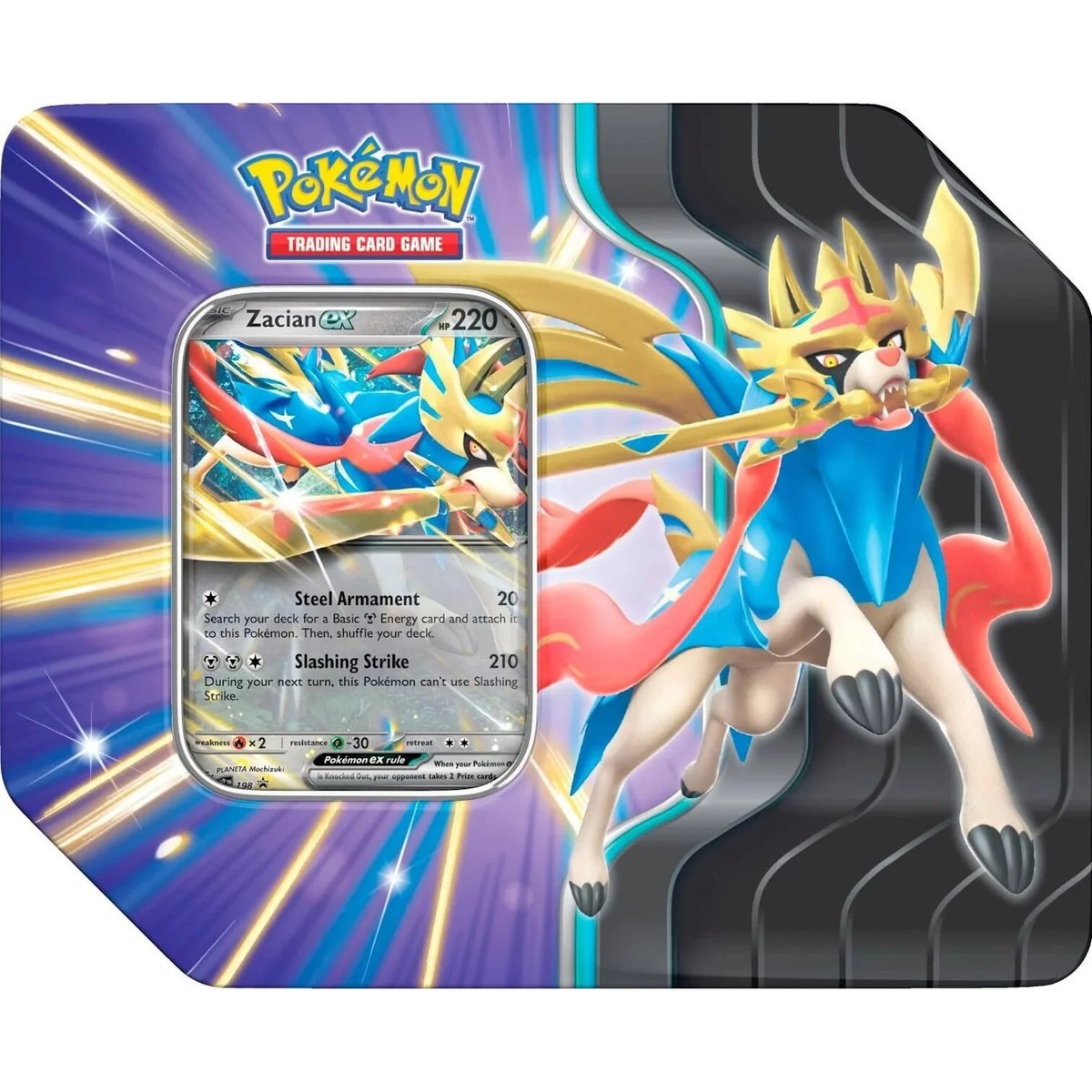 Pokemon TCG: Slashing Legends Tin - Zacian | eBay