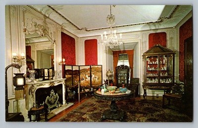 Eastern Star Temple DC Treasure Room Postcard Mamie Lander Figurines Dexter