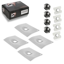 8x Verstärkungsblech Hebebühneaufnahme + 4x Adapter für Mercedes-Benz W124 S124