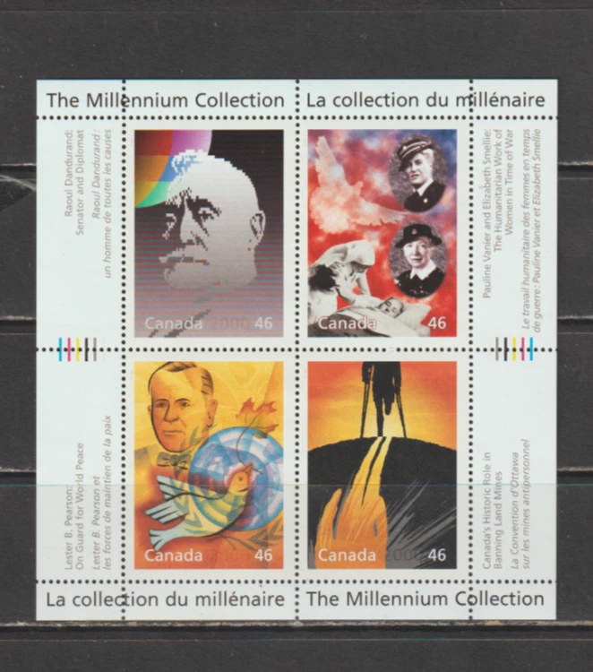 Canada 2000 The Millennium Collection Souvenir Sheet MNH - Image 1 of 1