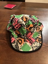 Vintage 90’s Snapback Hat Retro Neon Color Design Dorfman Pacific. Made In USA
