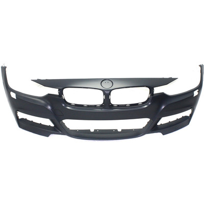 Front Bumper Cover For 2013-16 BMW 328i 2013-18 320i Primed with Fog Lamp Holes