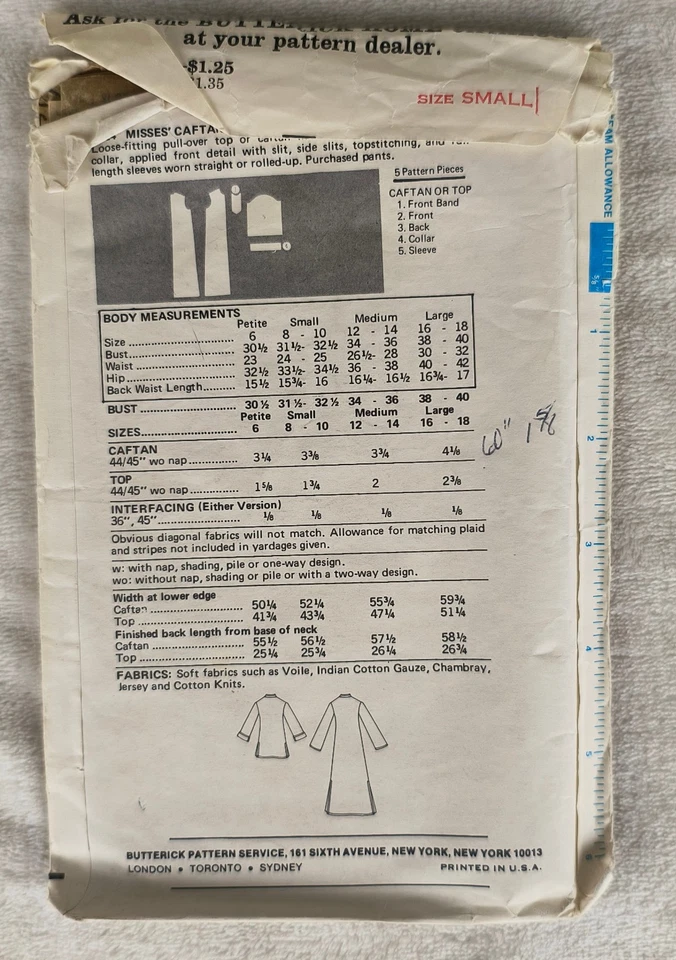 Vintage Sewing Pattern Lot Simplicity McCall's Butterick Size 10 Dress Pants Top - Image 3 of 4