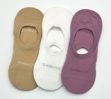 Bombas 3 pairs Women's Lightweight No Show Socks Size Med 3 Colors Mix Everyday