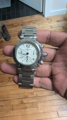 Cartier Pasha Seatimer Chronograph 42mm Auto Steel Ref 2995 - Box ONLY/No Papers