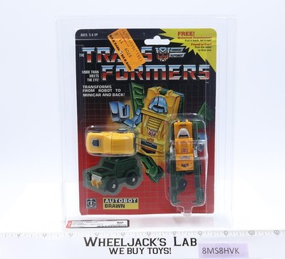 Brawn W/ Minispy TM Logo AFA HIGHEST GRADE 80 80/80/90 POP 1 G1 Transformers