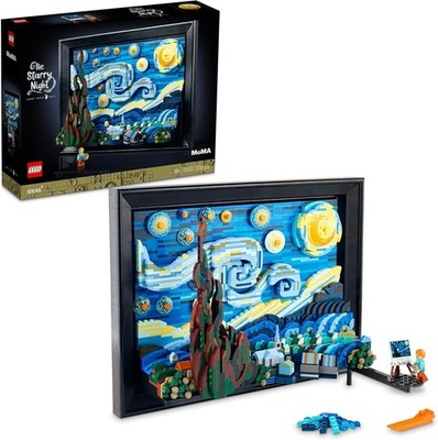 LEGO Ideas Vincent van Gogh The Starry Night 21333 2D Art Authentic JDM Rare JPN