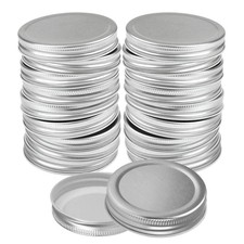 12pcs Canning Lids Regular And Wide Mouth Food Grade Leak Proof For 70mm, 86mm