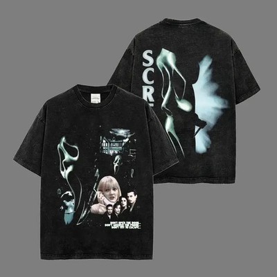 Ghostface - Scream Horror Movie Premium Cotton T-Shirt, Ghostface Costume