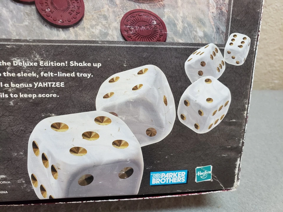 2004 Yahtzee Deluxe Edition Board Game, Glittering Dice, Complete, Pre-owned - Image 4 of 4