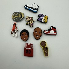 Lot 10 Lakers Theme Basketball Shoe Charms Numbers, Shoes  Trophy Generic 23 24