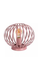 Tischlampe Kinder Pink Metall Draht 21 Cm Klein E27 MäDchen Tischleuchte Modern
