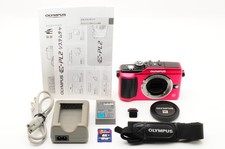  N MINT w/Strap Olympus PEN Lite E-PL2 12.3 MP Red Digital Camera From JAPAN 6