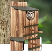 Dekoratives Vogelhaus Aus Holz Zum AufhäNgen FüR Garten Und Balkon