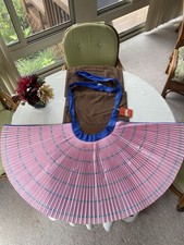 Vtg 1950s No 361 Status Quo Pleated Cotton Half Apron Nwt Leave It To Beaver Era