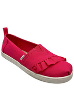 TOMS Kids Girl's Alpargata Sneaker Raspberry