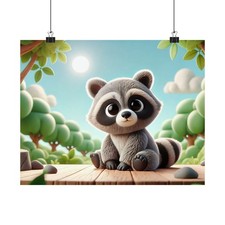 SWEET SPROUTS NURSERY COLLECTION Little Raccoon 3 sizes Nursery/Child's Gift