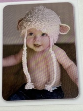 Loopy Lamb Hat Crochet Pattern Cards Pages