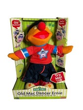 Fisher Price Sesame Street Old Mac Dancer Ernie Musical Plush 2001 New Sealed