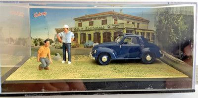  Altaya 1:43 Kleindiorama -Partie de Petanque -La route bleu N6 (GZ804-15S3/3)-1