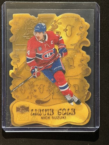 Nick Suzuki #4 2024 SkyBox Metal Universe Liquid Gold card
