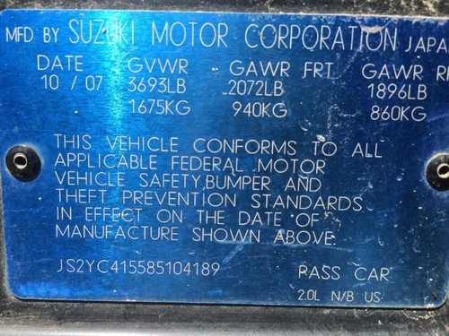 Temperature Control Automatic Temperature Control Fits 07-13 SX4 114954 - Picture 9 of 10