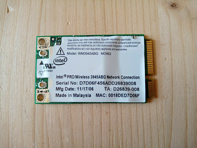 Carte Wifi Intel WM3945ABG Pour Acer Aspire 5720 - Occasion Fonctionnelle