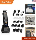 Compact Beard Trimmer with 21 Attachments for Precision Grooming Anywhere