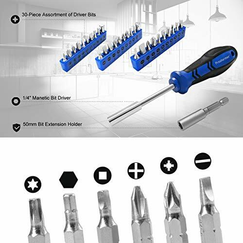 49-Pcs Tool Kit, PROSTORMER Household Repair Tool Set with Tool Box Storage Case - Bild 2 von 7