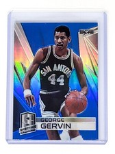 2014-15 Panini Spectra Blue Prizm #98 George Gervin /49 San Antonio Spurs HOF