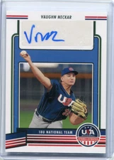 2023 Stars and Stripes 18U USA National Team Signatures Vaughn Neckar Auto