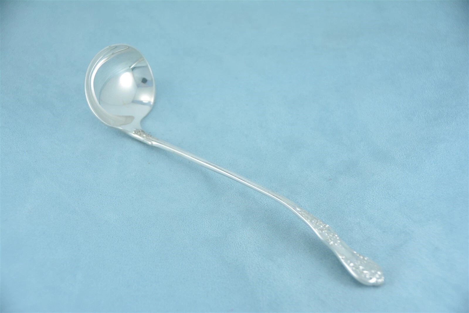 Tiffany English King Sterling Silver 7" Cream Sauce Ladle No Monogram