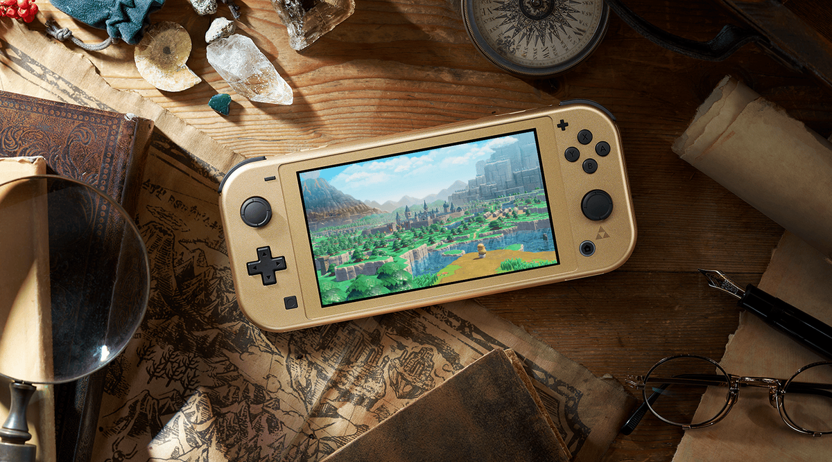 Nintendo Switch Lite ゴールド-Hyrule Edition It's GOLD | Hyrule Edition Nintendo Switch LITE Unboxing