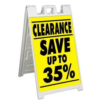 CLEARANCE SAVE UP TO 35% Signicade 24x36 Aframe Sidewalk Sign Banner Decal SALE
