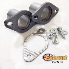 50.8 mm 2" ID Exhaust Flanges Repair Joint with Gasket Bolts Tube Repair Section