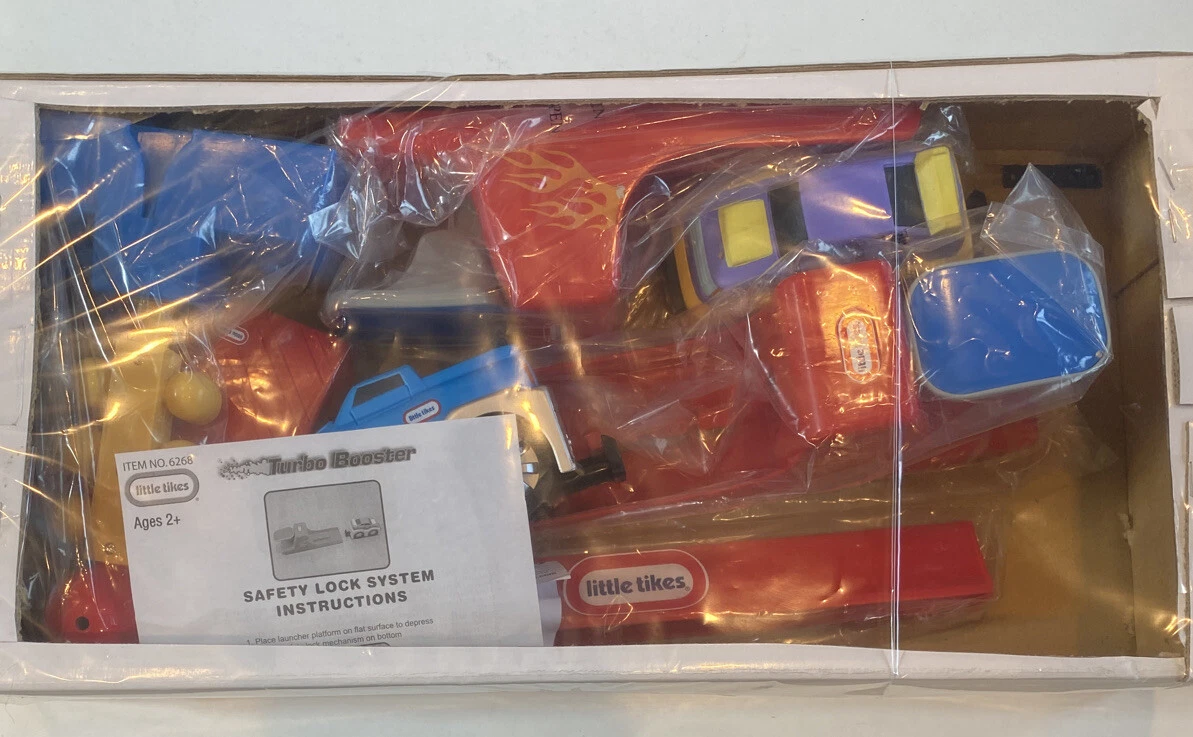 Little TIkes Turbo Booster Toy Race Car Lights Sounds Set New In