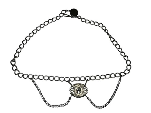 One-of-a-Kind Handmade Upcycled Chain Belt – Fairycore  display picture 2